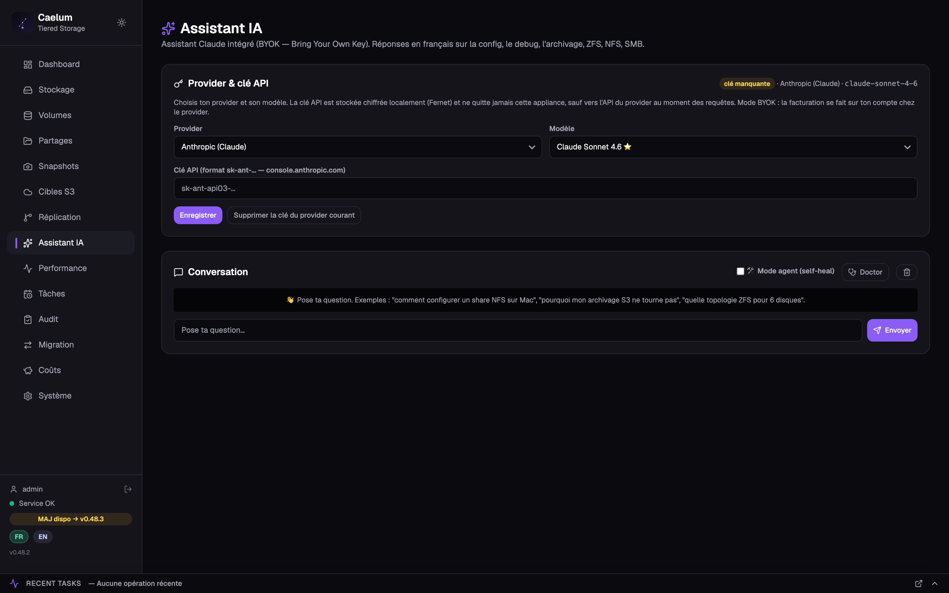 Assistant IA intégré